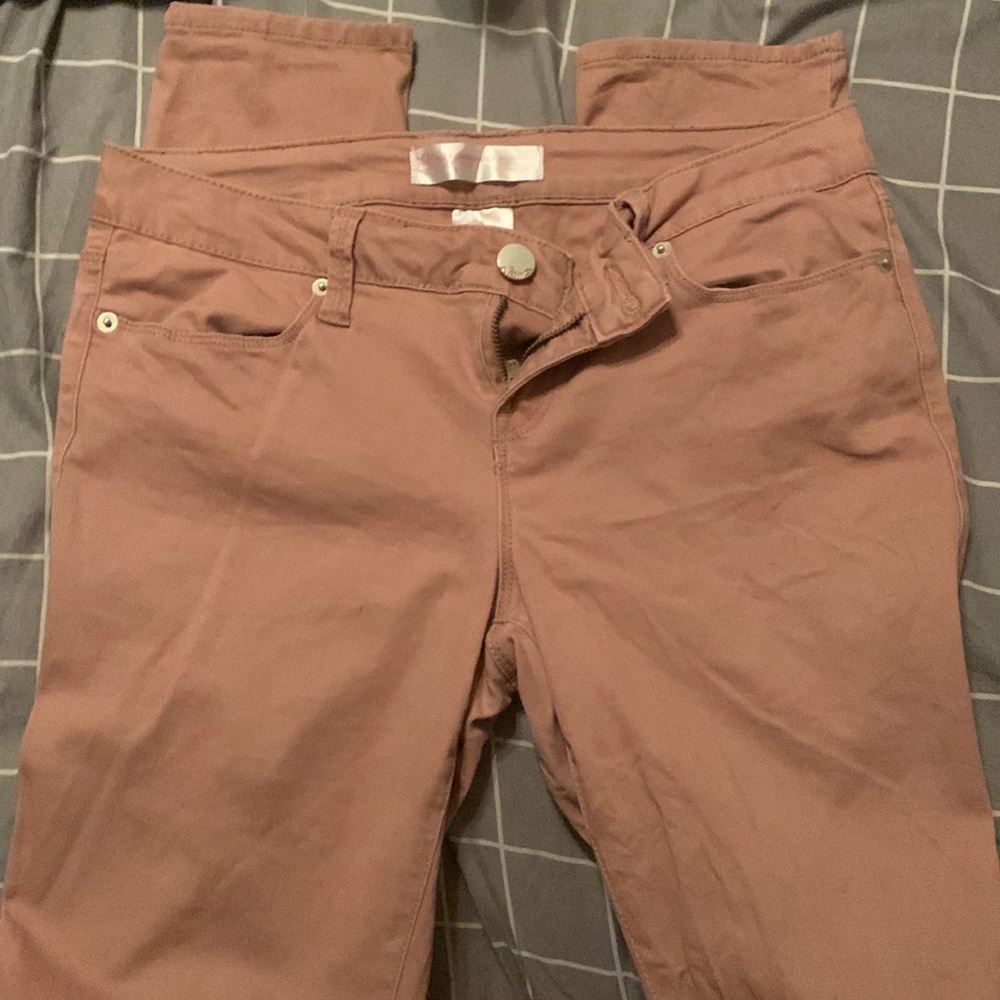 Womens/juniors pink skinny pants size 5